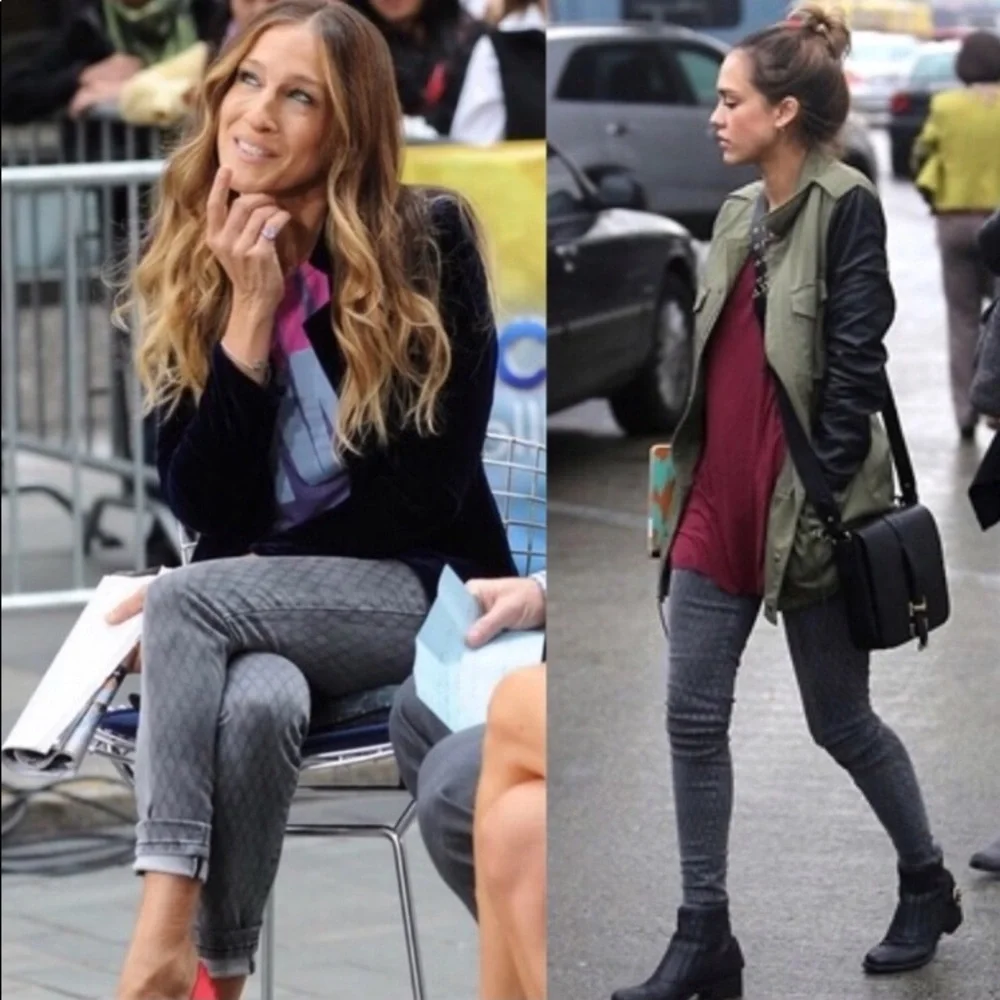 Current/Elliott Gray Skinny Jeans - Picture 3 of 8